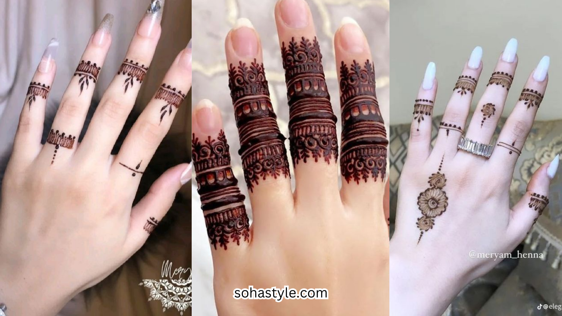 Mehndi Design for Fingers