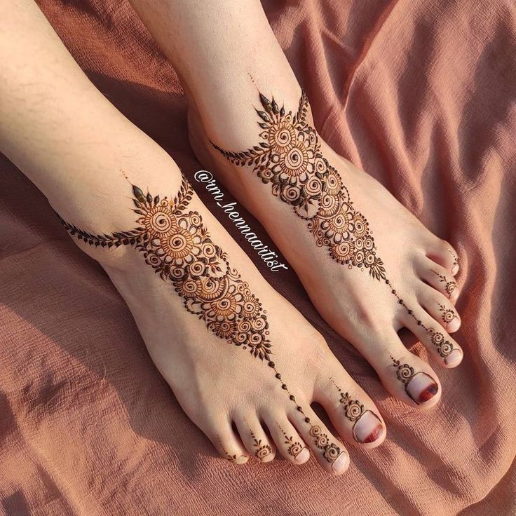 Arabic-Mehndi-Design-for-Feet-1