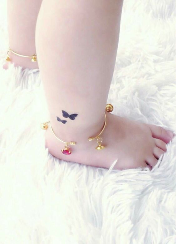 Mehndi Design for Feet for Kids 4