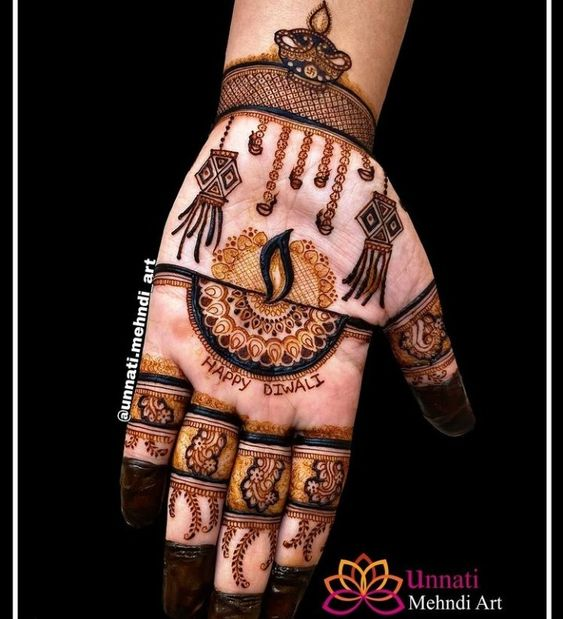 Mehndi Designs for Diwali 5