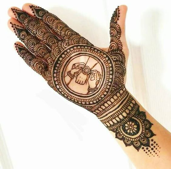Mehndi Designs for Rakhi 5