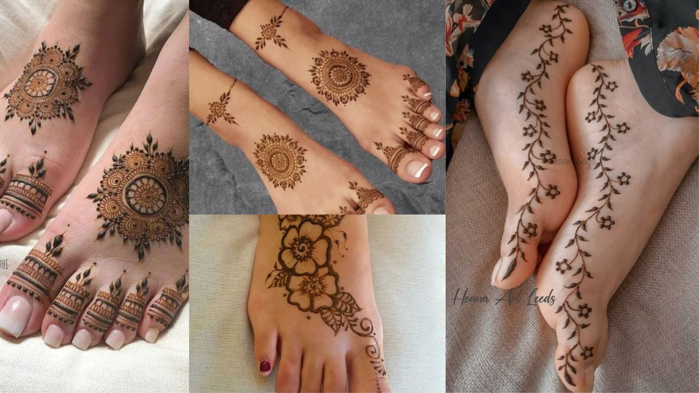Feet Mehndi Designs