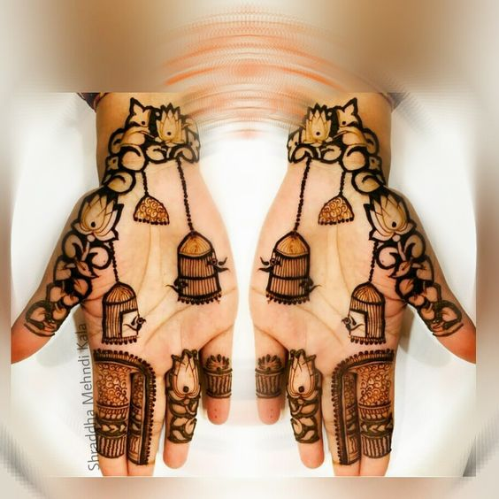 Mehndi Designs for Front Hands for Children 1