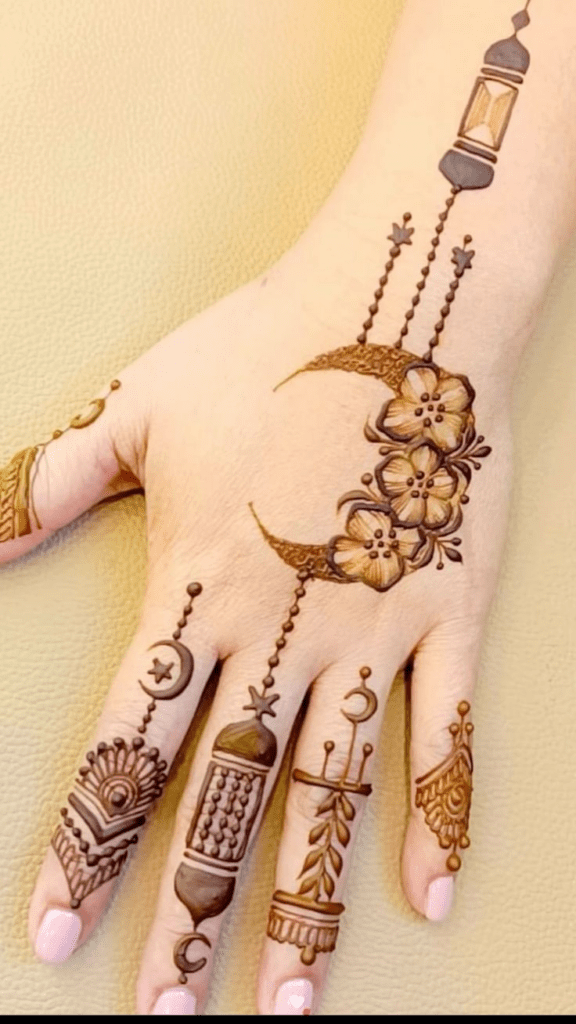 Simple Mehndi Design for Eid 1