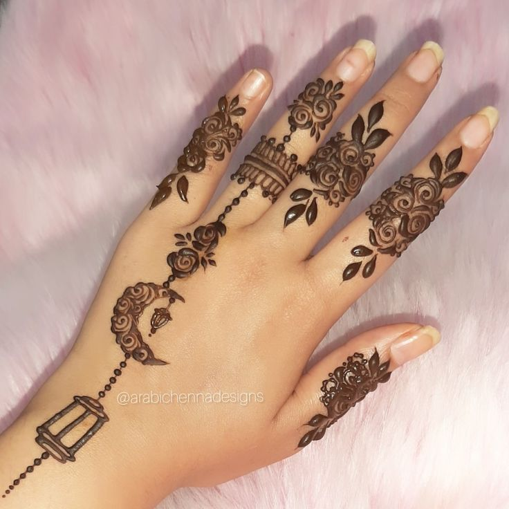 Simple Mehndi Design for Eid 8