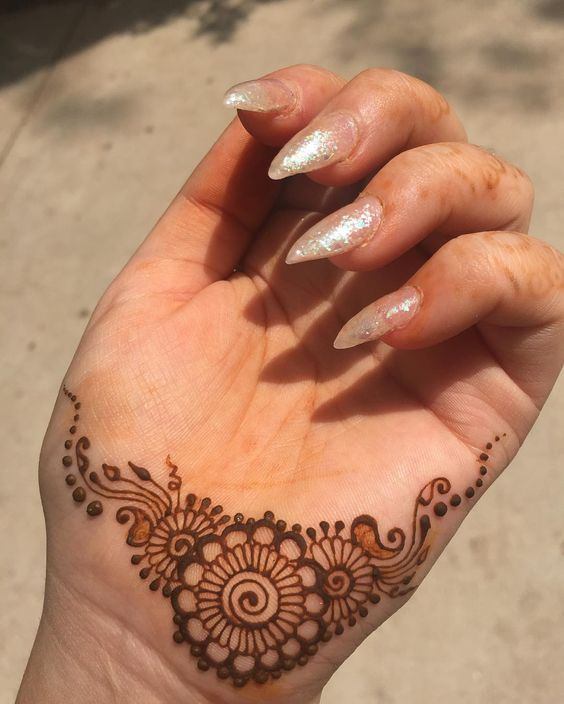 Simple Mandala Mehndi Designs 3