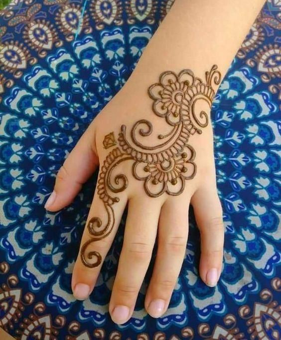 Mandala Mehndi Designs for Kids 3