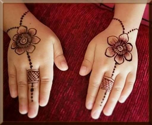 Mandala Mehndi Designs for Kids 6