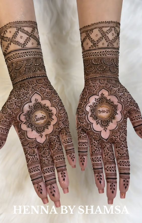 Bridals Mehndi Designs for Front Hands 3