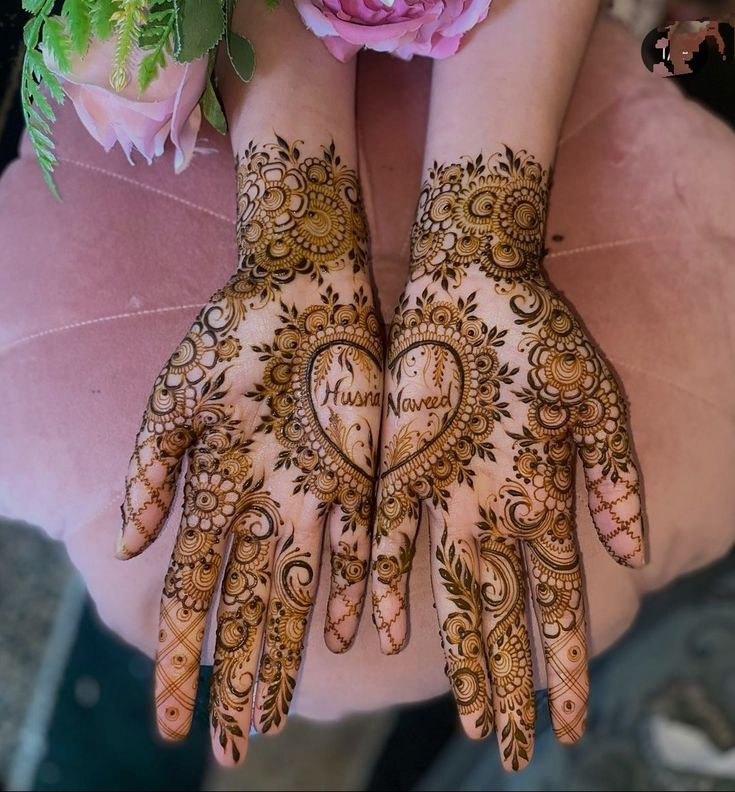 Bridals Mehndi Designs for Front Hands 4