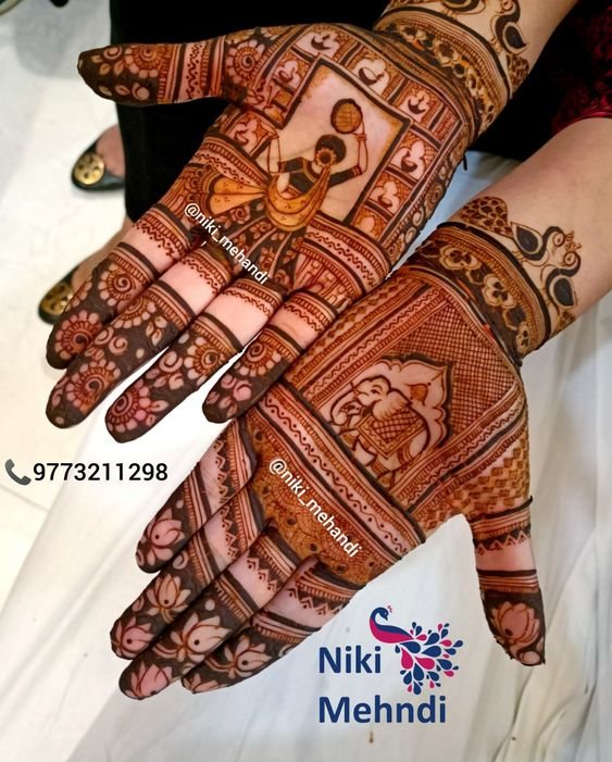 Full Hand Mehndi Designs for Kurwa Chouth 3