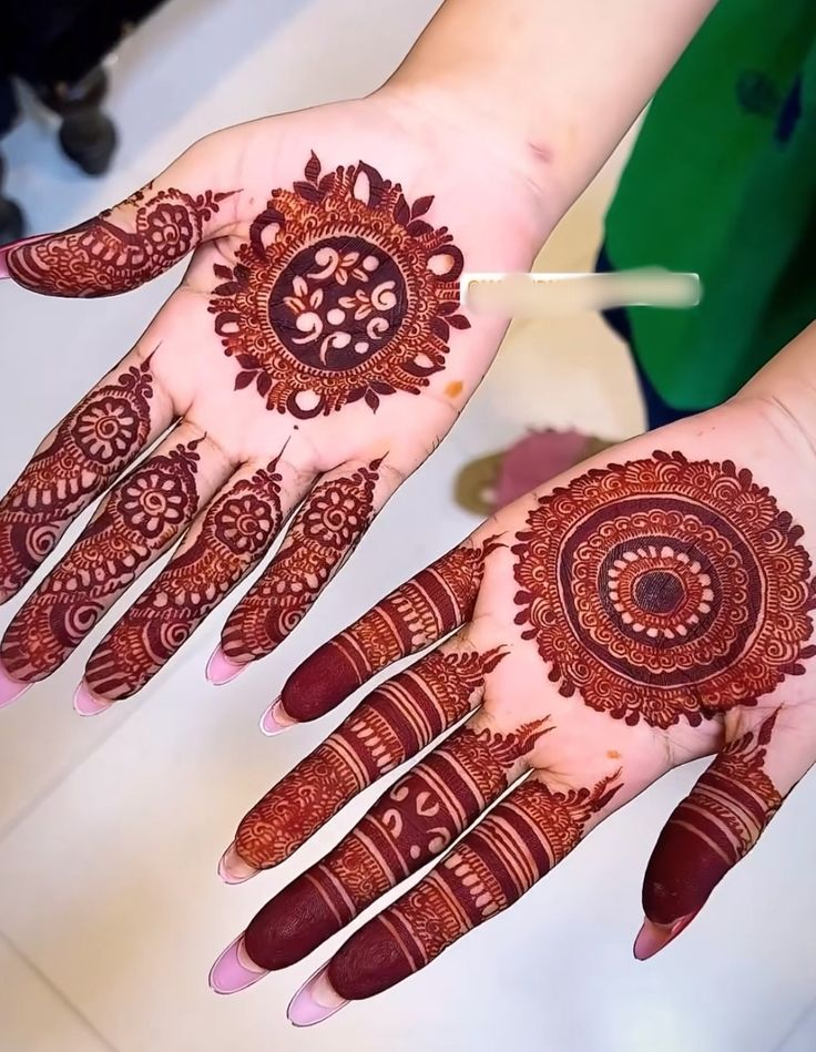 Bridals Mehndi Designs for Front Hands 7