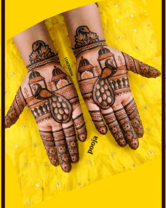 Teej Mehndi Designs for Kids 3