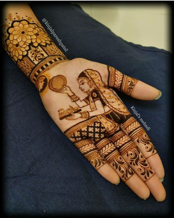 Latest Mehndi Designs for Teej 3