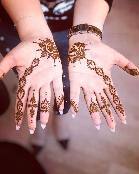 Stylish Mehndi Designs for Palm 6