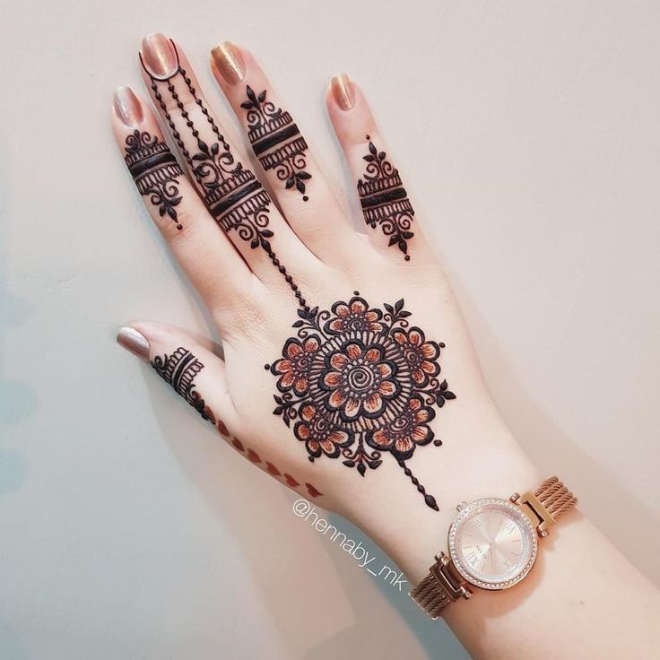 SimpleTikki Mehndi Design 1