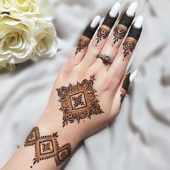 SimpleTikki Mehndi Design 8