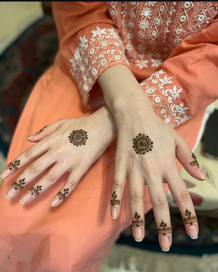 Unique Tikki Mehndi Designs 5