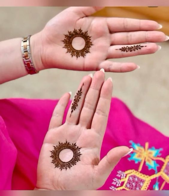 Unique Tikki Mehndi Designs 6