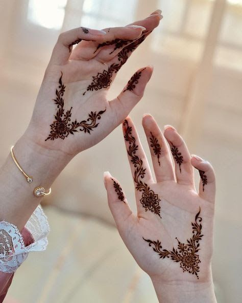 Unique Tikki Mehndi Designs 8