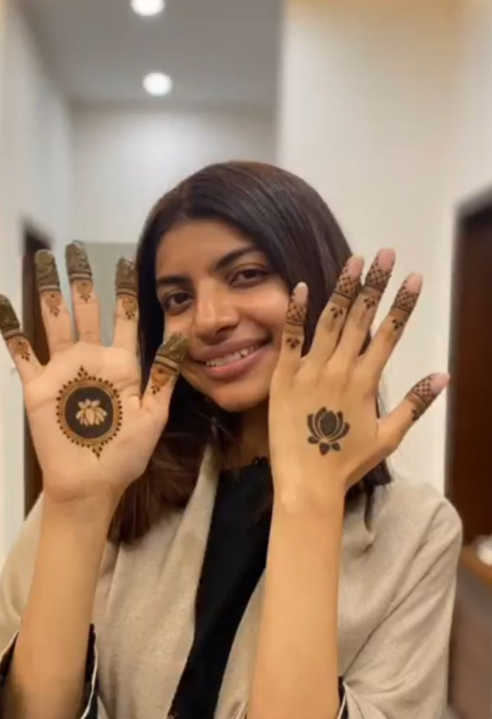 Lotus Mehndi Designs 6