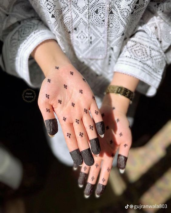 Lotus Mehndi Designs 12
