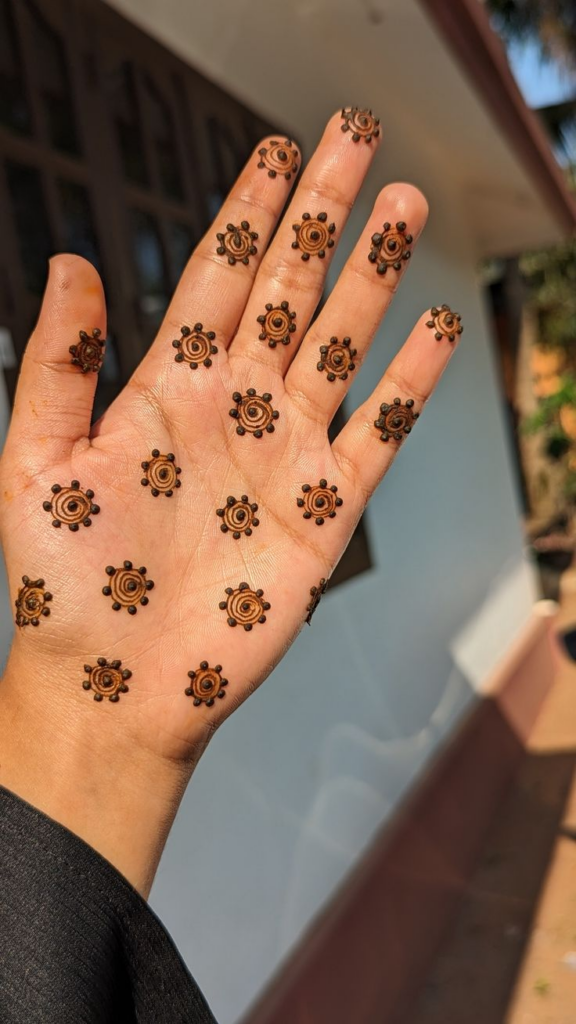 Lotus Mehndi Designs 13
