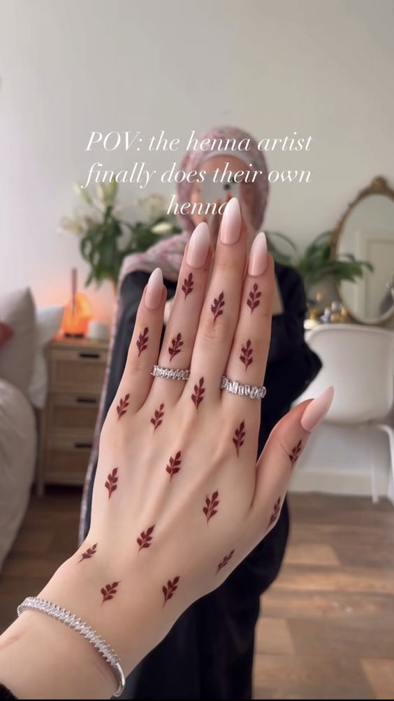 Lotus Mehndi Designs 14