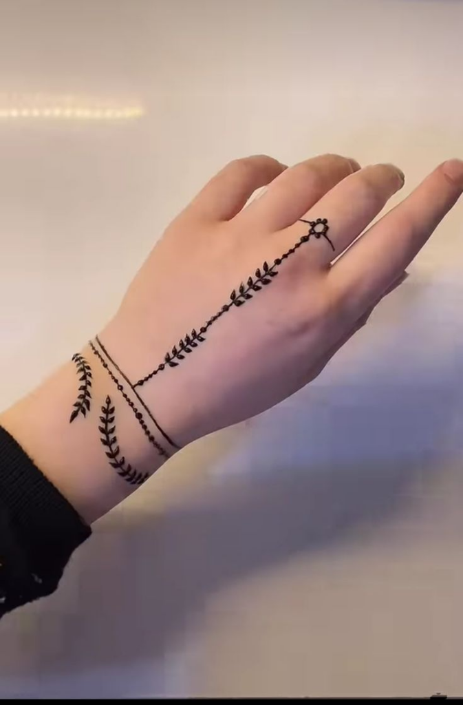 Unique Mehndi Designs for Back Hands 10