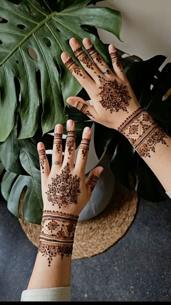 Beautiful Mehndi Designs for Back Hands 4