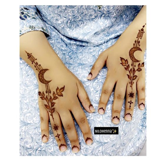 Back Hand Mehndi Designs for Chand Raat 5