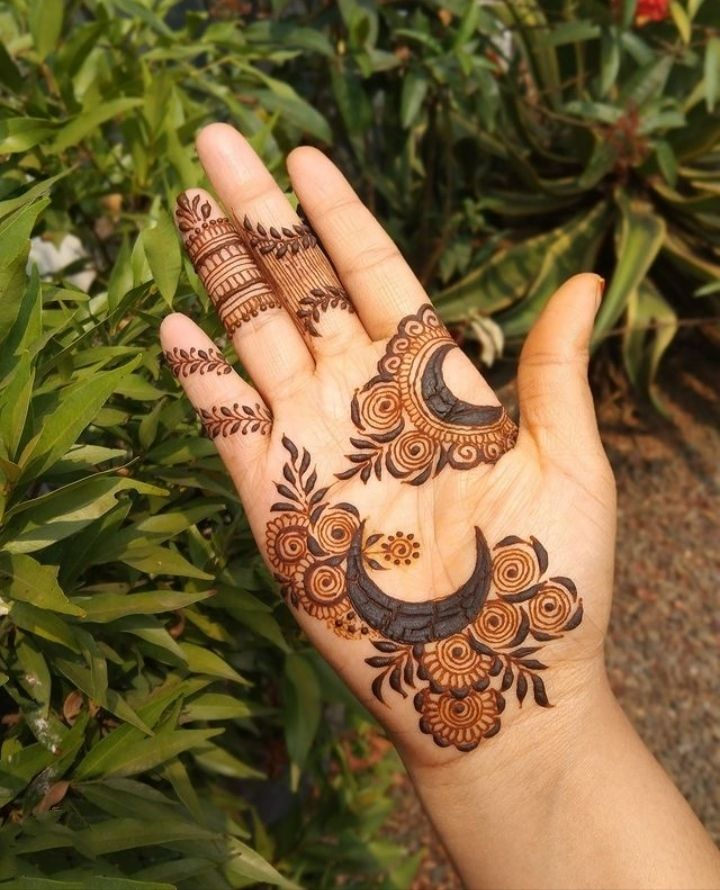 Front Hand Mehndi Design for Chand Raat 3