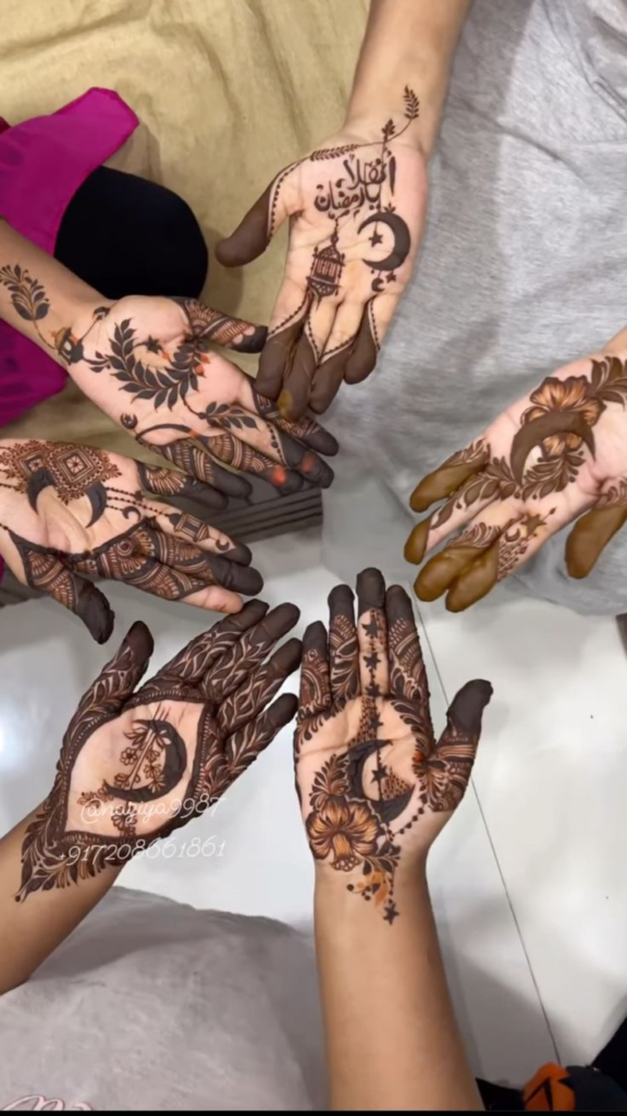 Front Hand Mehndi Design for Chand Raat 5