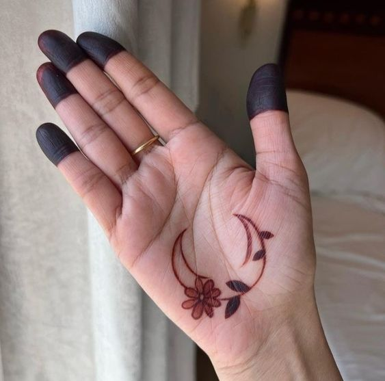 Front Hand Mehndi Design for Chand Raat 10