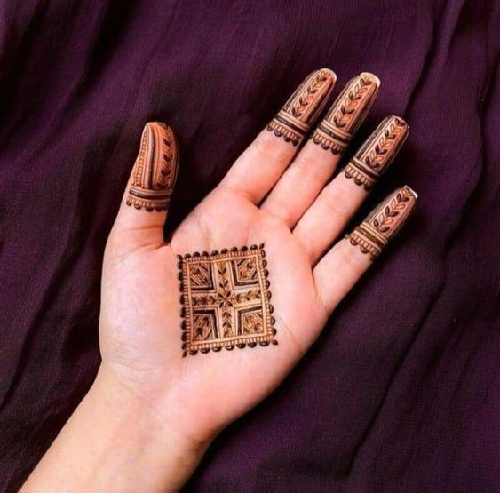 Diwali Mehndi Designs For Front Hands 9
