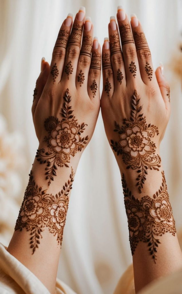 Diwali Mehndi Designs for Back Hands 1