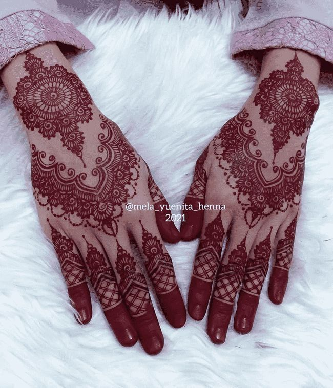 Simple Mehndi Designs for Bridals 1