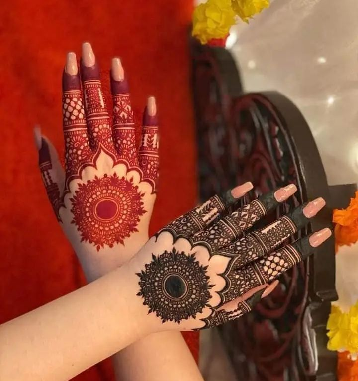 45+ Mehndi designs for Barat 7