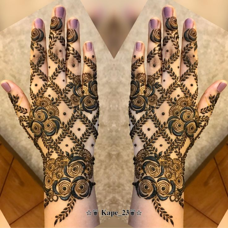 Mehndi designs for Barat 14