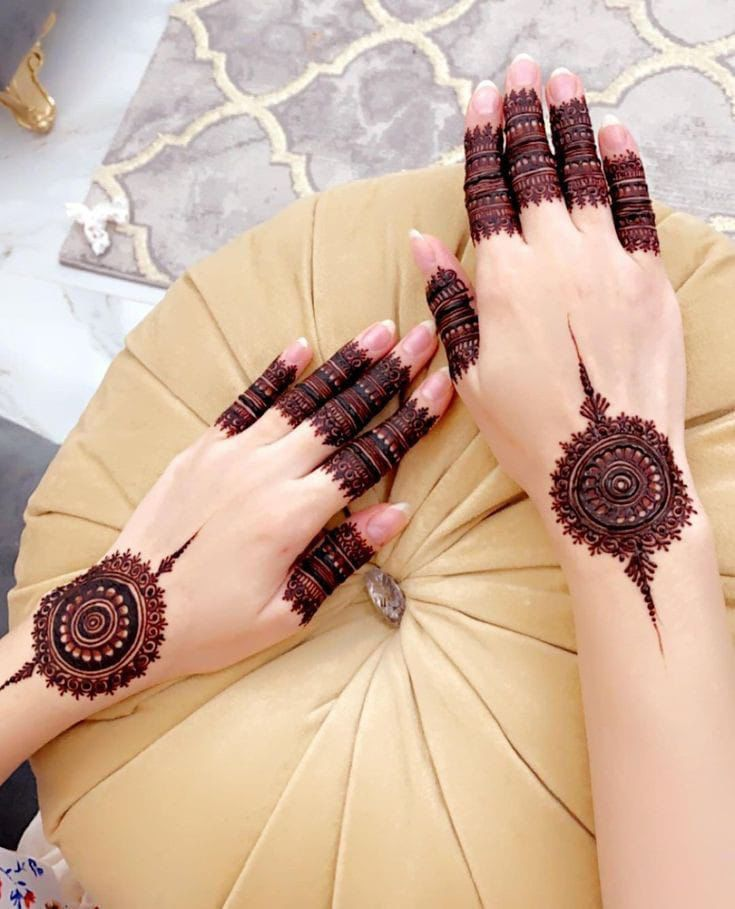 Mehndi designs for Barat 17