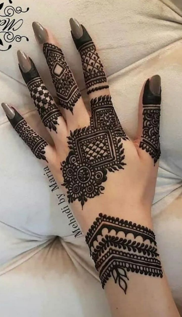 Mehndi designs for Barat 36