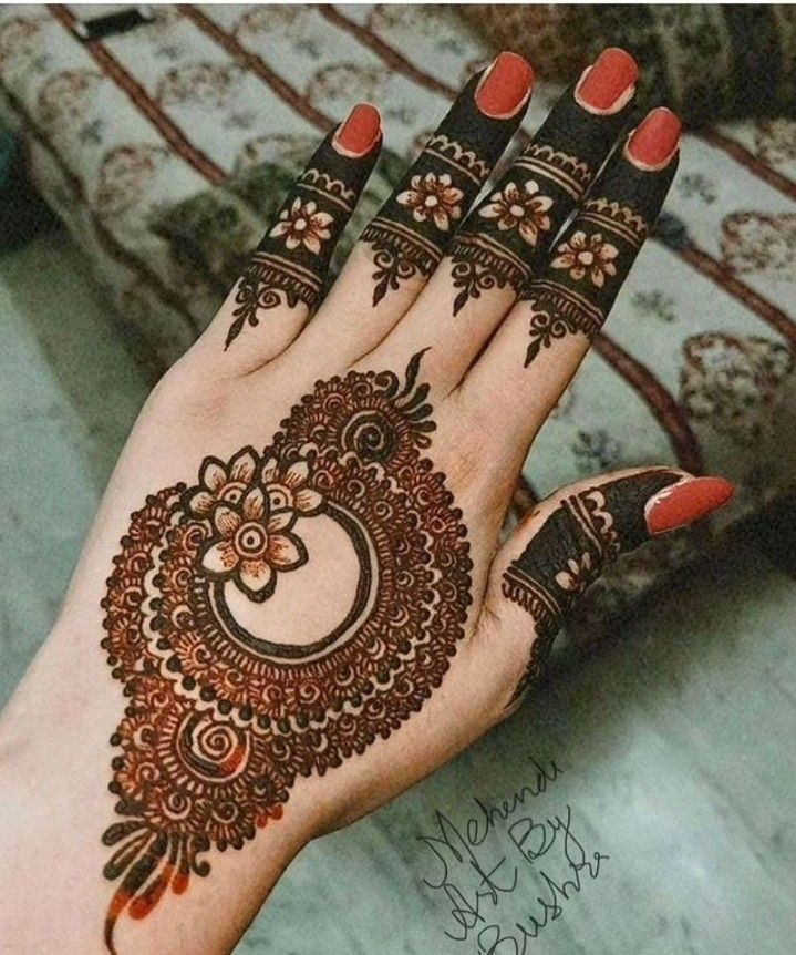 Mehndi designs for Barat 37