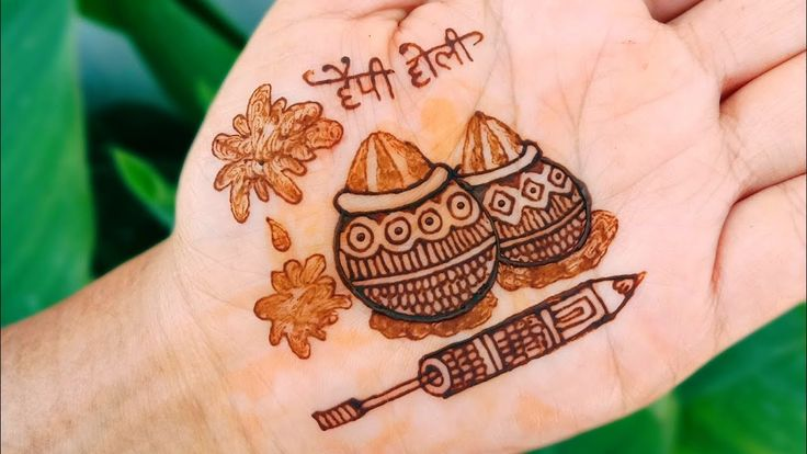 mehndi-designs-for-Holi 3