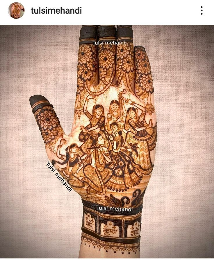 mehndi-designs-for-Holi 7