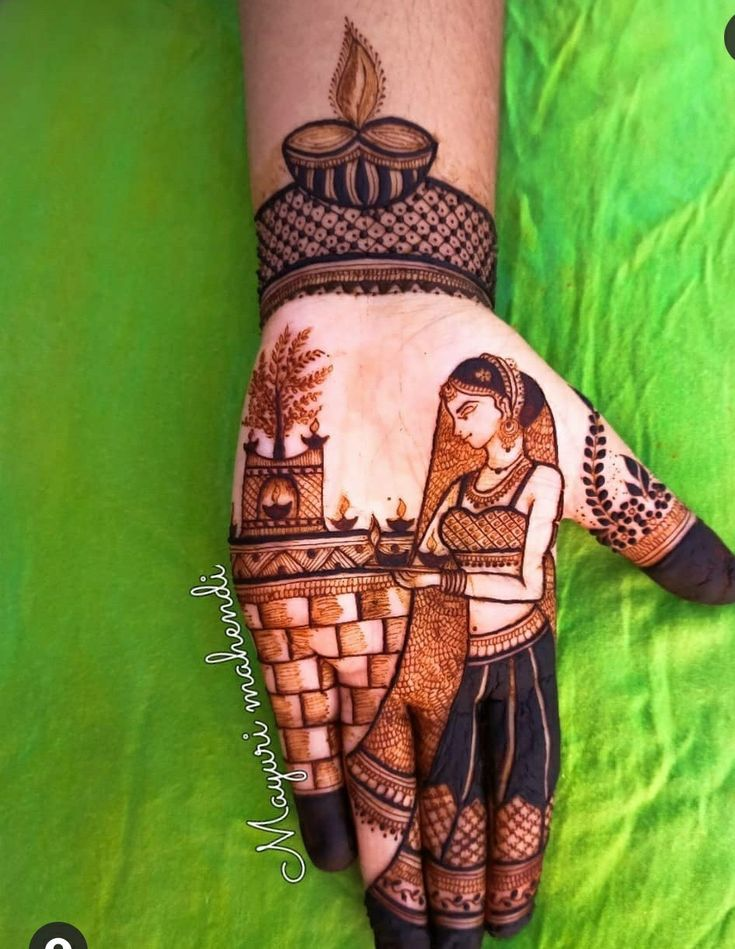 mehndi-designs-for-Holi 10