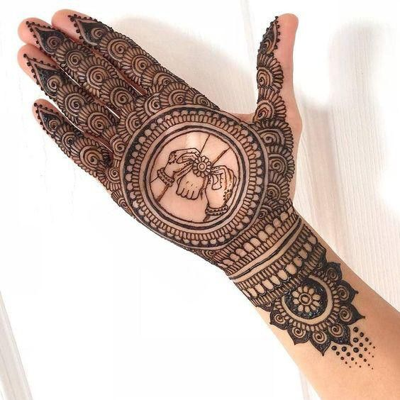 Mehndi Designs For Raksha Bandhan 6